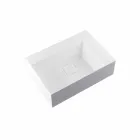 Čtvercové moderní umyvadlo na desku vyrobené v Itálii, Lavis Viadurini