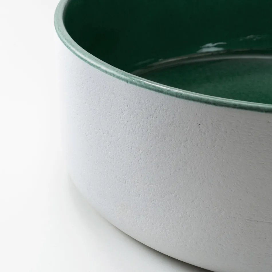 Umyvadlo na desku z přírodní hlíny v různých povrchových úpravách - Balance Viadurini