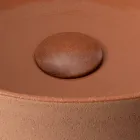 Umyvadlo na desku z přírodní hlíny v různých povrchových úpravách - Balance Viadurini