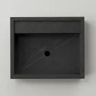 Obdélníkové umyvadlo na desku z porcelánové kameniny Made in Italy - Cervia Viadurini