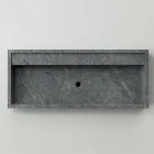 Obdélníkové umyvadlo na desku z porcelánové kameniny Made in Italy - Cervia Viadurini