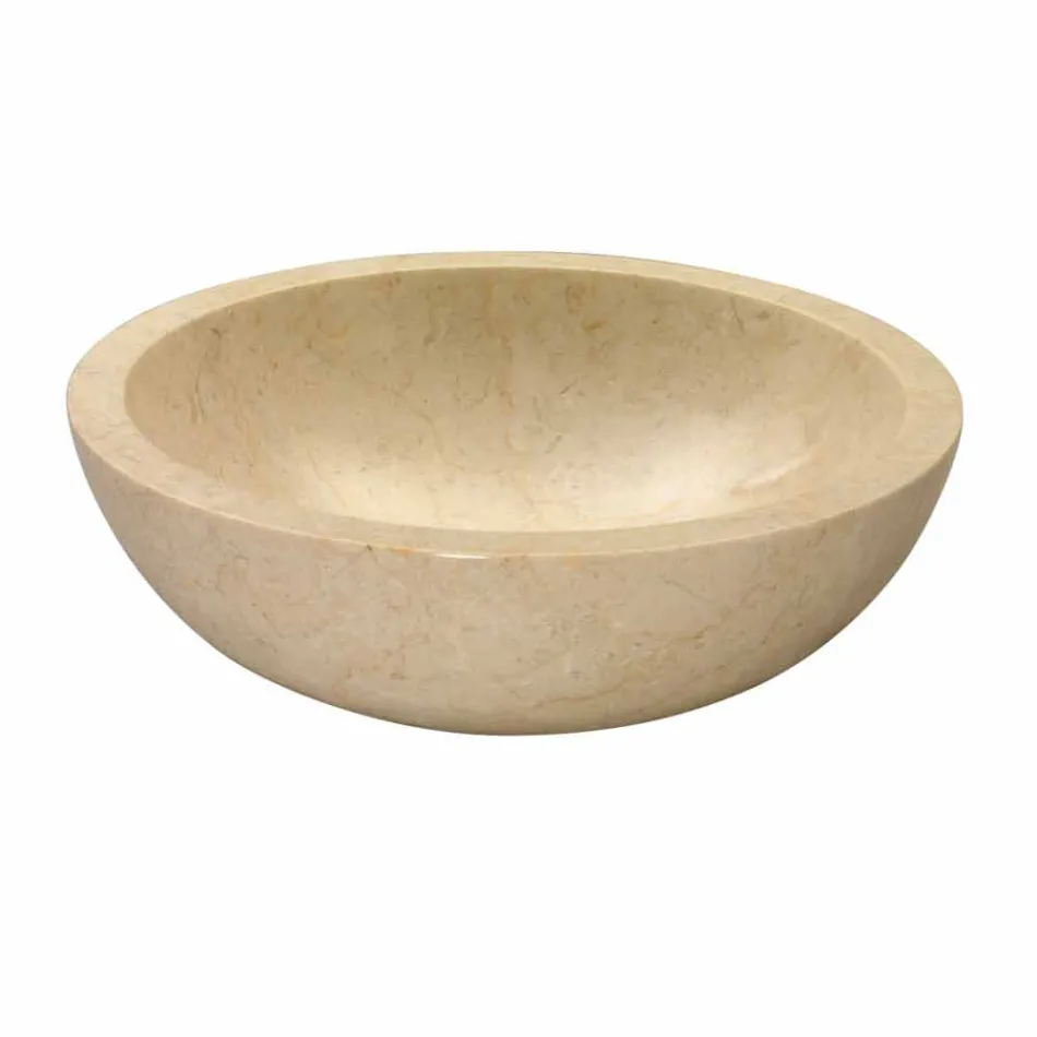 Umyvadlo Support Round Beige Mimo Smooth Nusa Viadurini