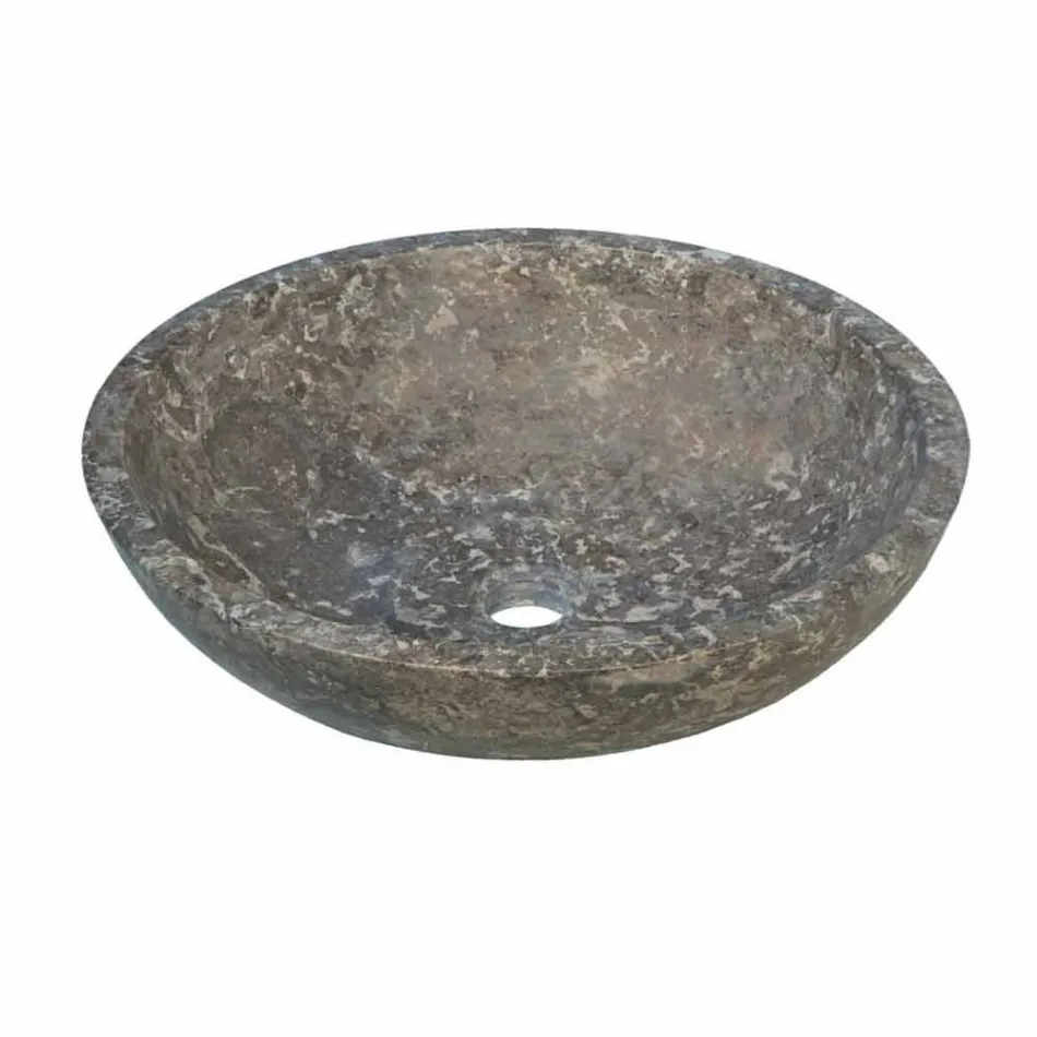 Umyvadlo kulaté podpora Anthracite Moyo Viadurini