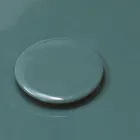 Kulaté umyvadlo na desku z lesklé keramiky vyrobené v Itálii - Candito Viadurini