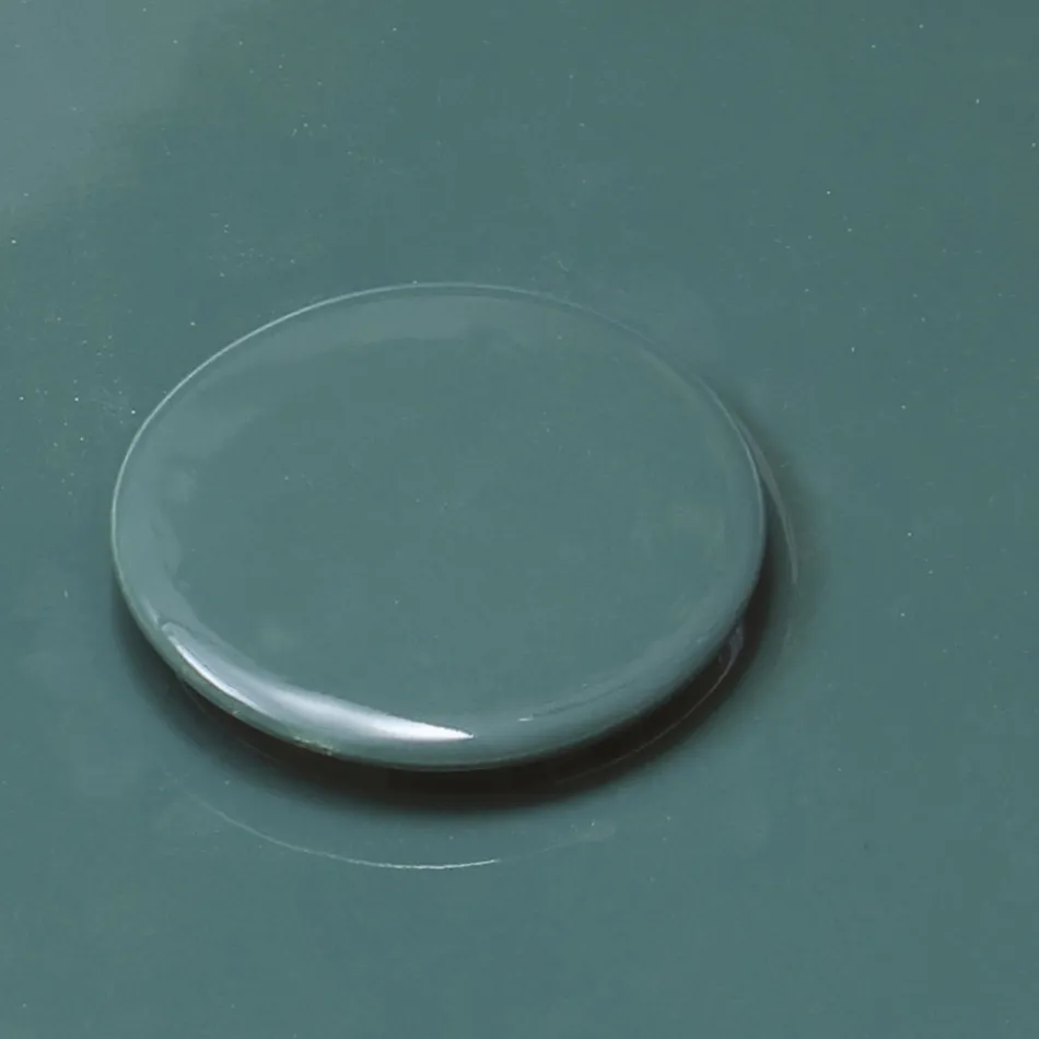 Kulaté umyvadlo na desku z lesklé keramiky vyrobené v Itálii - Candito Viadurini