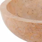 Umývadlo z přírodního kamene s černou barvou Pracovní červená Viadurini