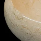 Kamenná deska z přírodního kamene s plochou deskou Layla bílá Viadurini