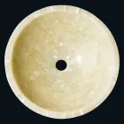 Umyvadlo kulaté podpora honey onyx kamenné Kilian Viadurini