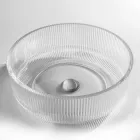 Kulaté umyvadlo na desku z benátského skla Plissè Made in Italy - Zirkon Viadurini