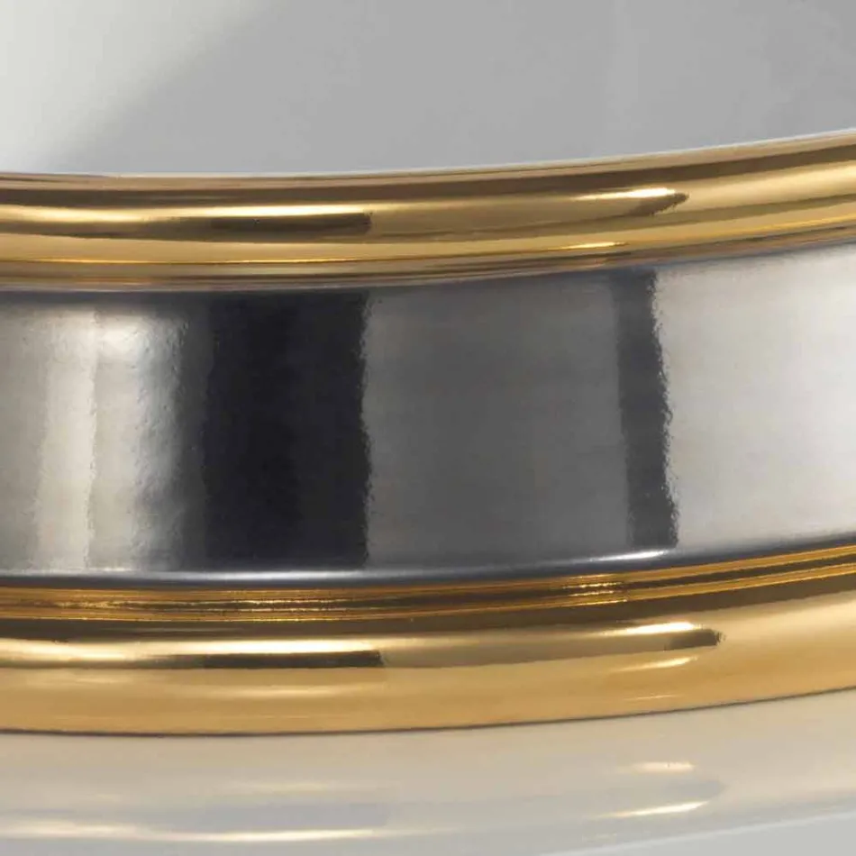 Designové zapuštěné umyvadlo v ohniště vyrobené v Itálii, Manilo Viadurini