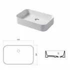 Designové umyvadlo v keramice Vyrobeno v Itálii Leivi Viadurini