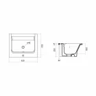 Satri Moderní keramická deska a zapuštěná pánev Viadurini