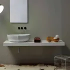 Návrh umyvadla v bílém keramickém provedení v Itálii Oscar Viadurini