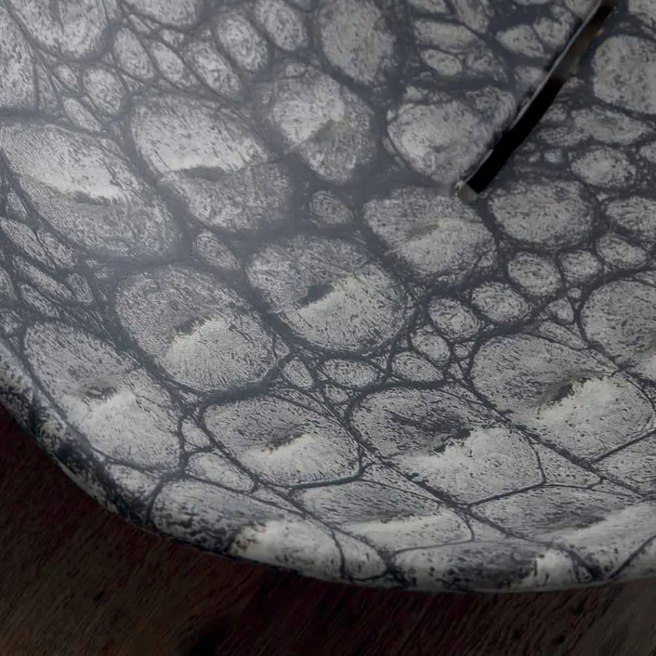 Návrh keramické umývadlo na desku vyrobené v Itálii Zvířata Viadurini