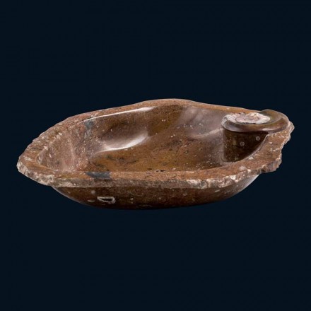 Design umyvadlo zapuštěné mramor / support Samir, z jednoho kusu Viadurini