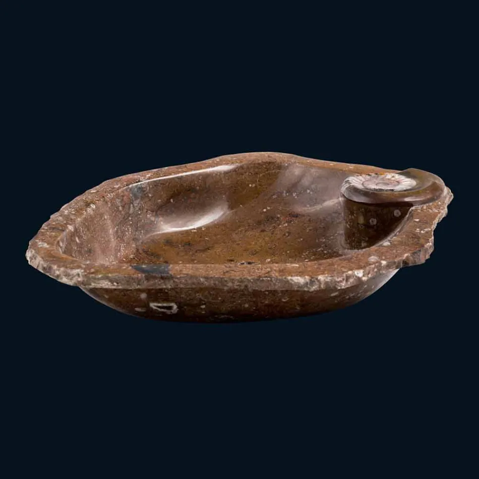 Design umyvadlo zapuštěné mramor / support Samir, z jednoho kusu Viadurini