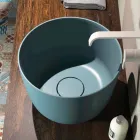 Volně stojící kruhové umyvadlo vyrobené v Itálii, Lallio Viadurini