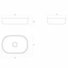 Vyrobeno v Itálii volně stojící design pultu umyvadlo, Formicola Viadurini