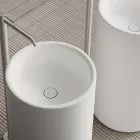 Volně stojící keramické umyvadlo na desku vyrobené v Itálii - Ragazza Viadurini