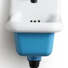 Volně stojící koupelnové umyvadlo v bílé a barevné keramice 26 cm - Jordan Viadurini