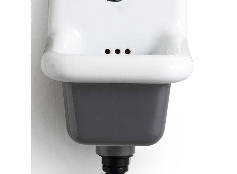 Volně stojící koupelnové umyvadlo v bílé a barevné keramice 26 cm - Jordan Viadurini
