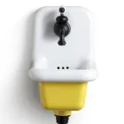 Volně stojící koupelnové umyvadlo v bílé a barevné keramice 26 cm - Jordan Viadurini