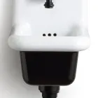 Volně stojící koupelnové umyvadlo v bílé a barevné keramice 26 cm - Jordan Viadurini