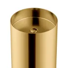 Volně stojící designové umyvadlo z nerezové oceli v různých povrchových úpravách - jasmín Viadurini