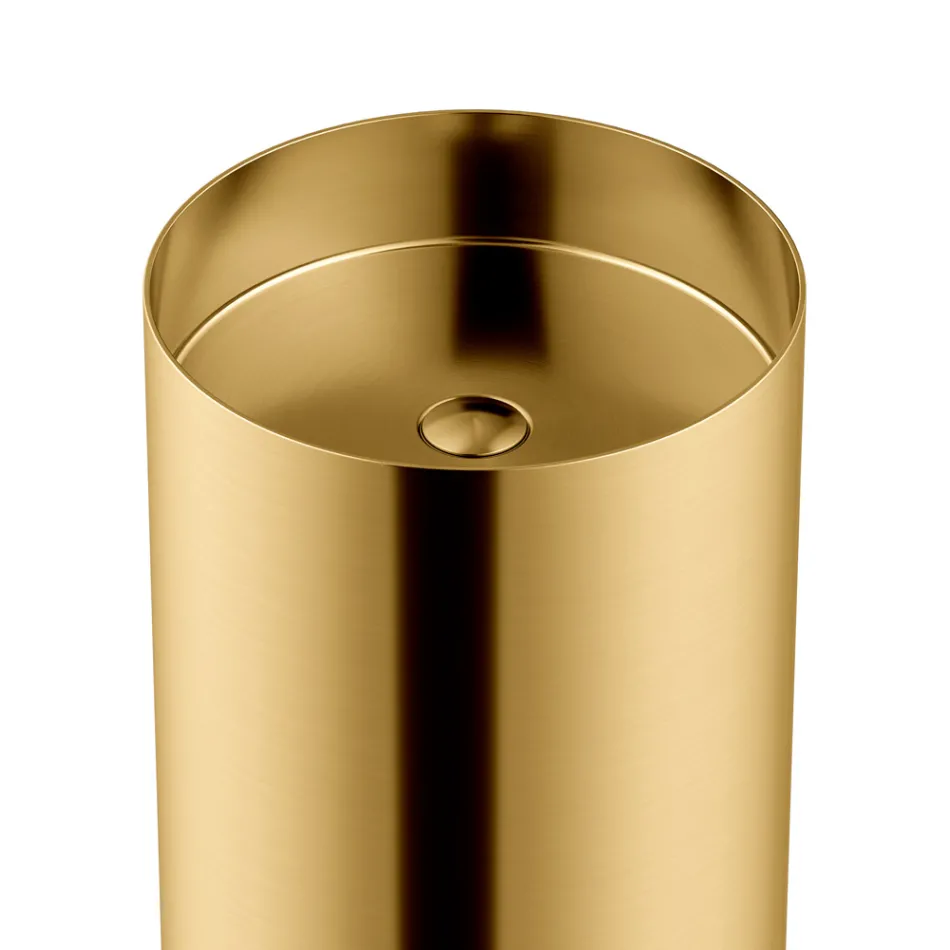 Volně stojící designové umyvadlo z nerezové oceli v různých povrchových úpravách - jasmín Viadurini