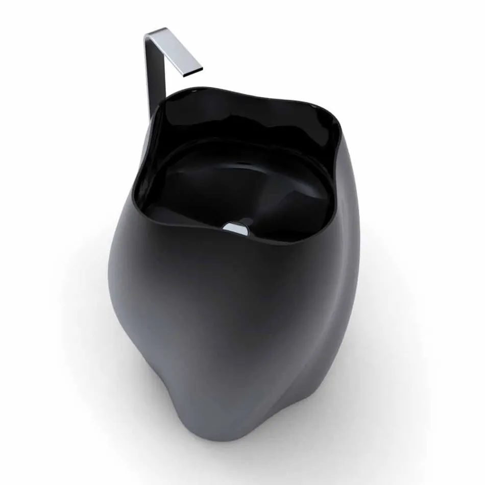 Moderní design volně stojící umyvadlo Květina vyrobená v Itálii Viadurini