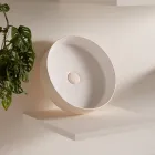 Umyvadlo z porcelánové kameniny různých povrchových úprav Made in Italy - Obálka Viadurini