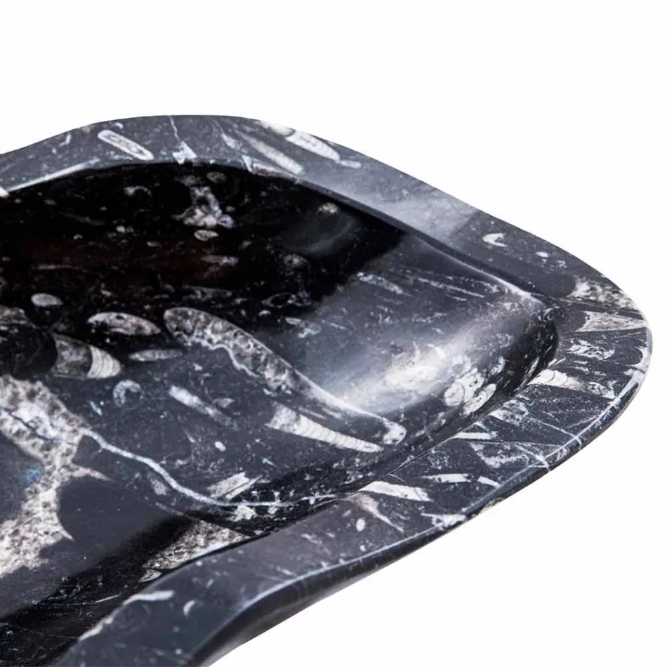 Mramorové umyvadlo s moderními podpůrnými fosiliemi - Burgeo Viadurini