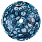 Umyvadlo Sasha na desku z achátového kamene, jedinečný ručně vyrobený kus Viadurini