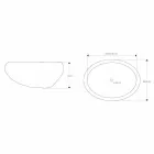 Ručně vyrobené umyvadlo na desku v Pietra di Fiume - Aurea Viadurini