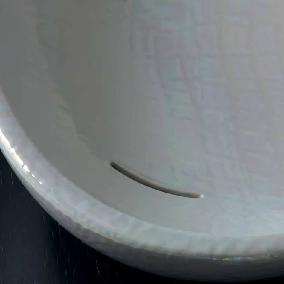 Perfektní moderní umyvadlo vyrobené v Itálii Lesklý Viadurini