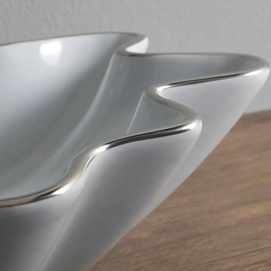 Moderní umývadlo v bílé keramice vyrobené v Itálii Rayan Viadurini