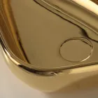 Moderní umyvadlo na desku ze zlaté keramiky italské Sofie Viadurini