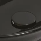 Oválné umyvadlo na desku z lesklé barevné keramiky vyrobené v Itálii - Nelly Viadurini