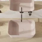 Umyvadlo vyrobené z keramiky Dostupné v různých barvách Made in Italy - Košík Viadurini