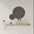 Umyvadlo vyrobené z keramiky Dostupné v různých barvách Made in Italy - Košík Viadurini