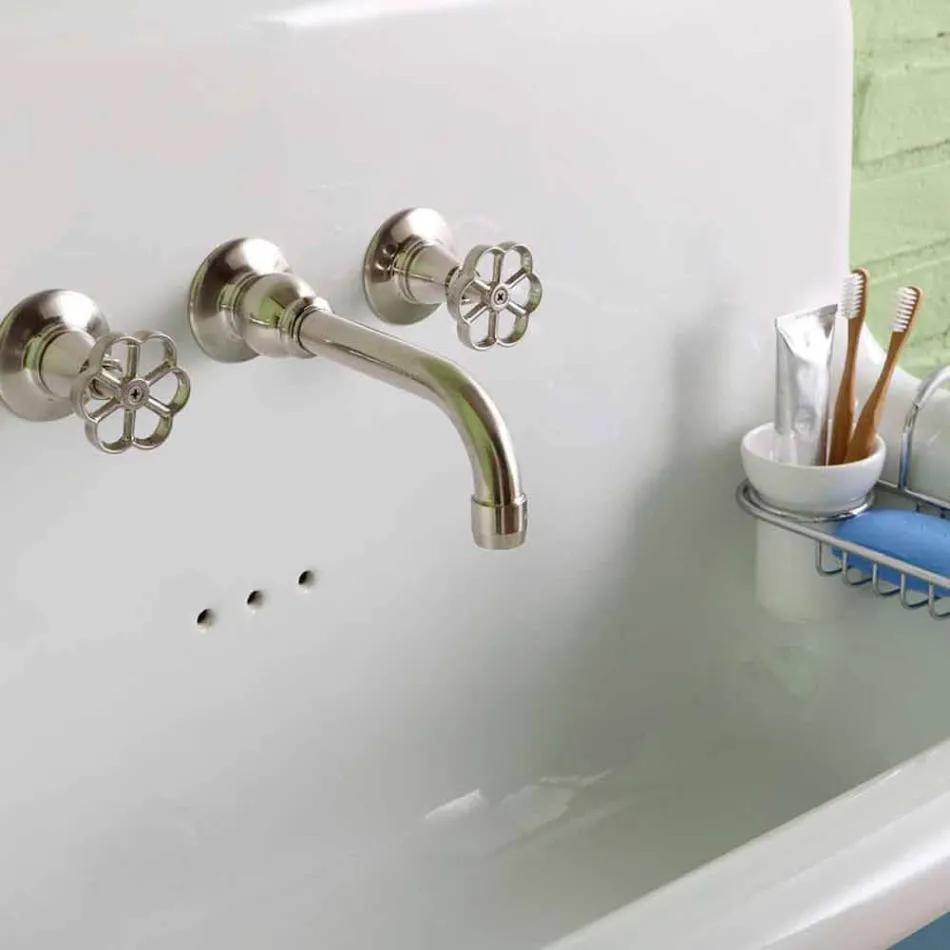 Obdélníkové umyvadlo keramická stěna moderní styl Henry Viadurini