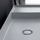 Moderní pravoúhlý umyvadlo barevné keramické Icon Alice Keramika Viadurini