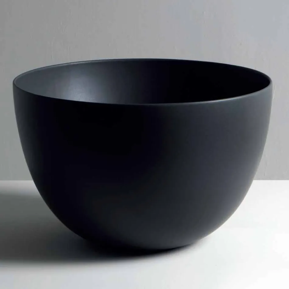 Kulaté umyvadlo bílé keramické nebo barevným hvězda Round50 Viadurini