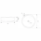 Moderní umyvadlo na desku z přírodního leštěného přírodního teaku - Zino Viadurini