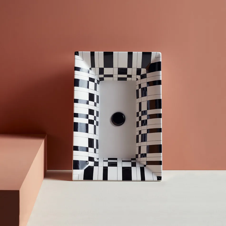 Polozápustné umyvadlo ze šamotové hlíny různých povrchových úprav Made in Italy - Ultima Viadurini