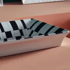 Polozápustné umyvadlo ze šamotové hlíny různých povrchových úprav Made in Italy - Ultima Viadurini