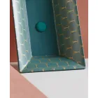 Polozápustné umyvadlo z šamotové hlíny různých povrchů Made in Italy - Ultima Viadurini