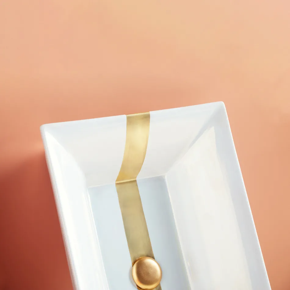 Polozápustné umyvadlo z šamotové hlíny různých povrchů Made in Italy - Ultima Viadurini