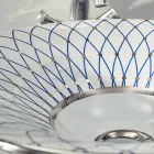 Polozápustné umyvadlo v provedení Fire Clay v různých povrchových úpravách Made in Italy - Capatosta Viadurini