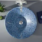 Polozápustné umyvadlo v provedení Fire Clay v různých povrchových úpravách Made in Italy - Capatosta Viadurini